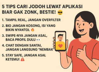 5 Tips Cari Jodoh Lewat Aplikasi Biar Gak Zonk, Bestie!