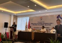 Pengurus APPMBGI Sulsel resmi dikukuhkan, Abdul Rivai Ras Dorong Kualitas tata Kelola Dapur MBG