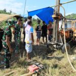 Jawab Krisis Air Bersih, TMMD Ke-129 Kodim 1505/Tidore Bangun Sumur Bor